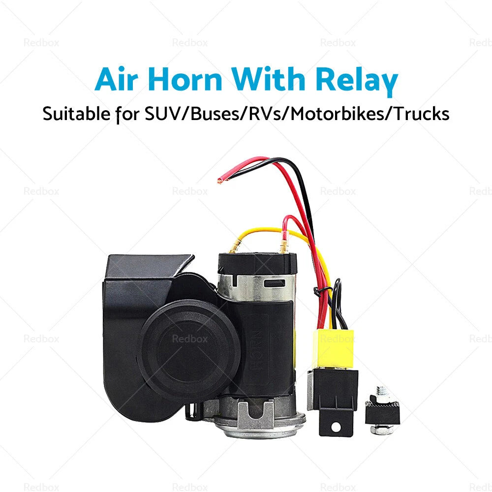 Air Horn 12V Pump Relay for Motorcycle Bike (139dB)