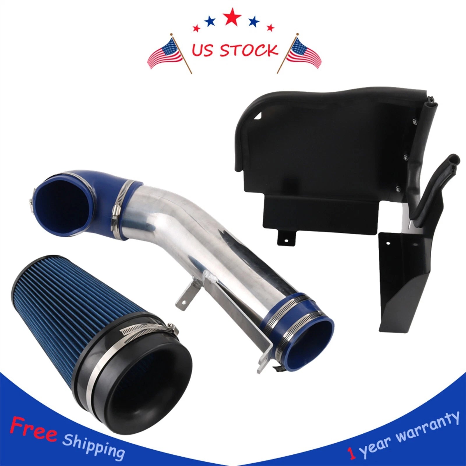Cold Air Intake System for Chevy GMC V8 4.8L 5.3L 6.0L (1999–2007)