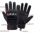 Full Finger Gloves for Outdoor Activities (Cycling, Paintball, Motorcycle)