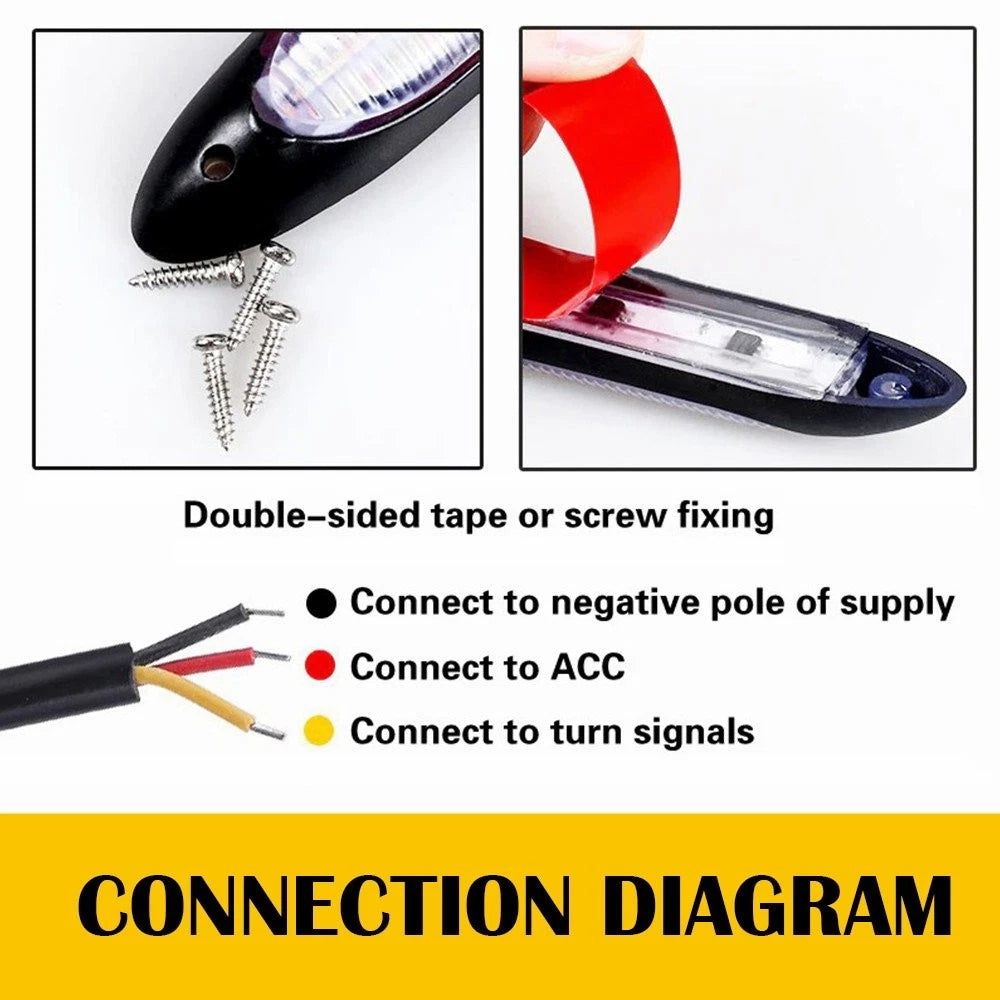 Headlight Daytime Running Light Strip for EV (15.5cm)
