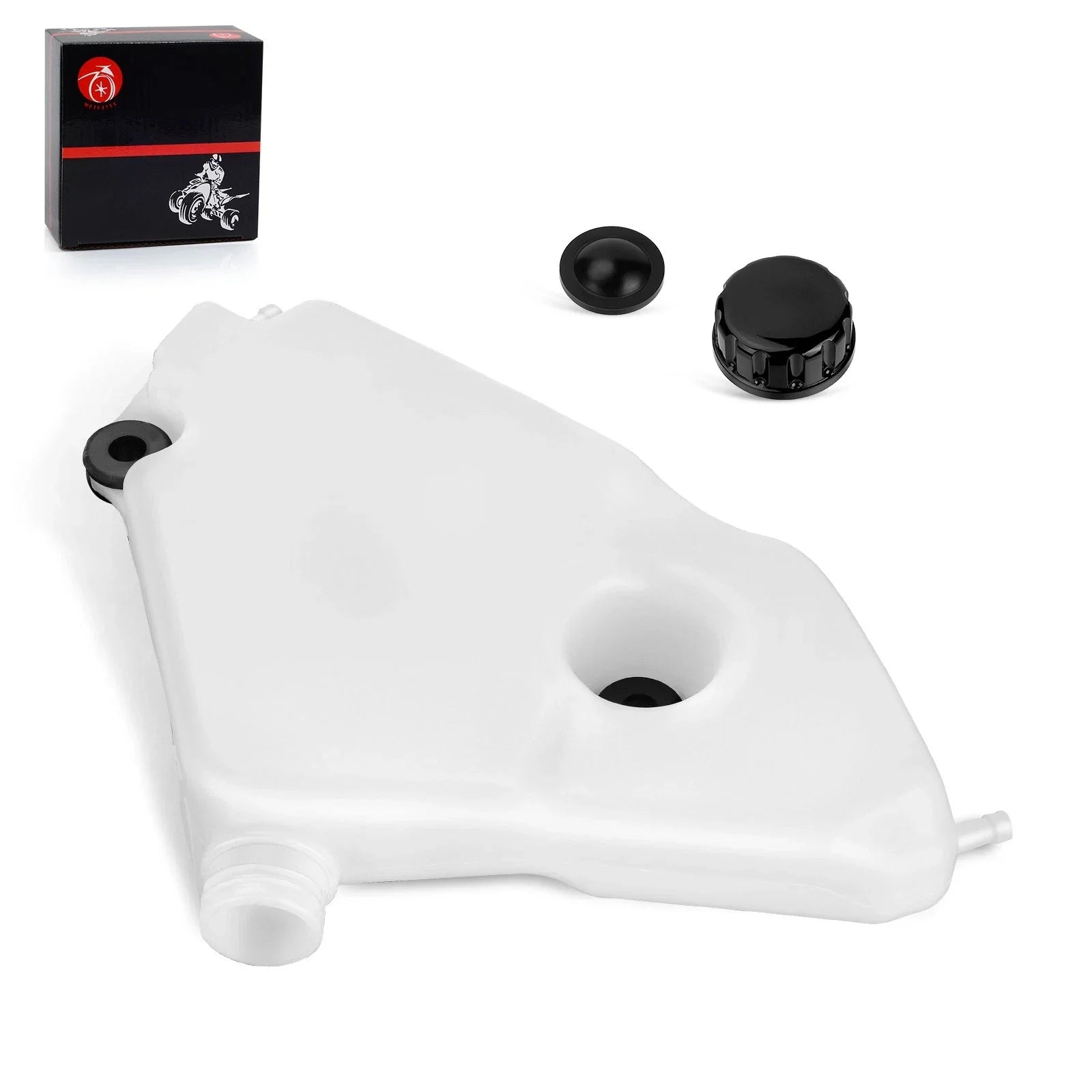Coolant Tank Bottle W/ Caps for Kawasaki Ninja ZX-10R ZX1000D (2006–2007)