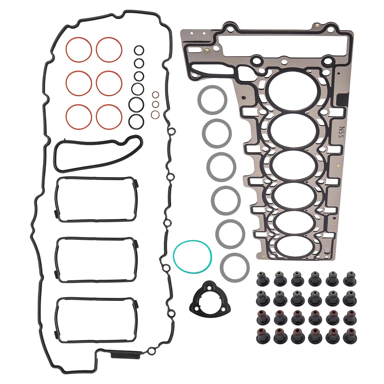Cylinder Head Gasket Set for BMW 335i 535i X5 X6 N55 2010–2018