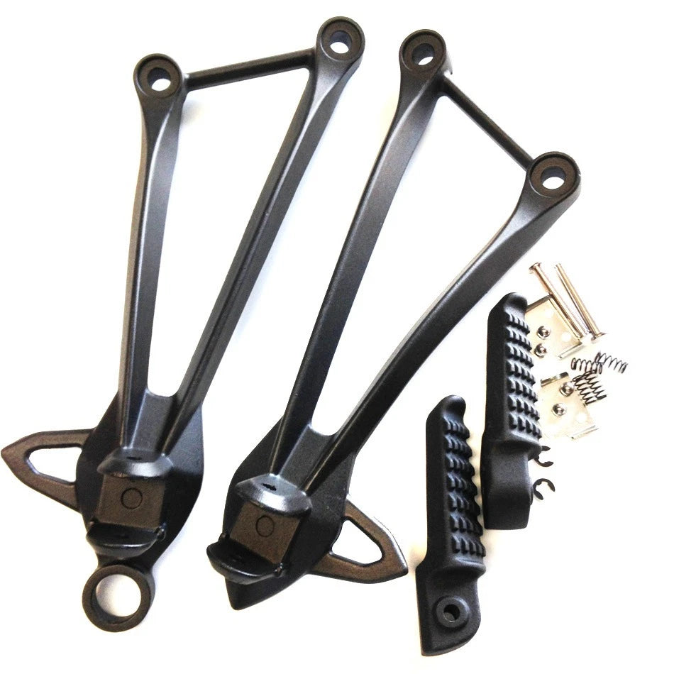 Foot Peg for Kawasaki ZX10R (2008–2010) Black Rear Passenger Bracket