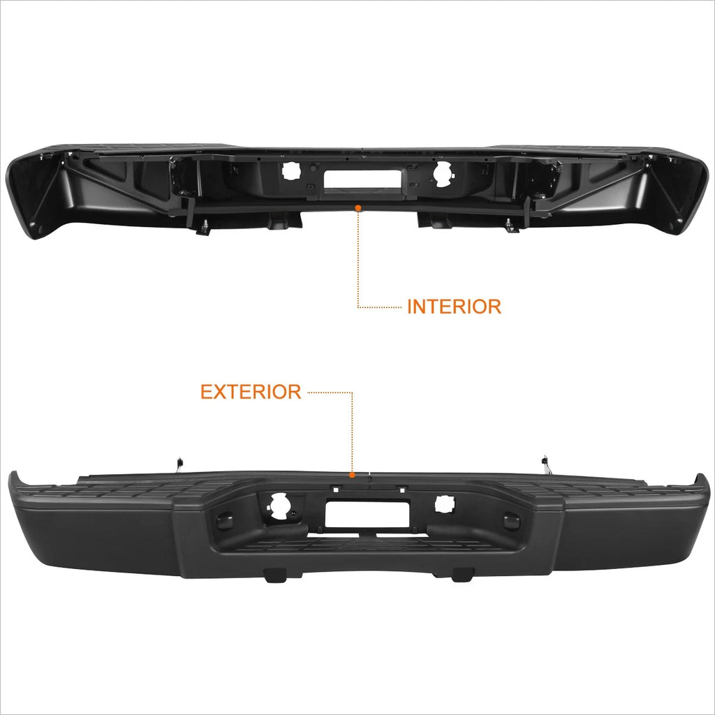 Rear Step Pad Bumper for Silverado/Sierra 1500 (2007–2013)