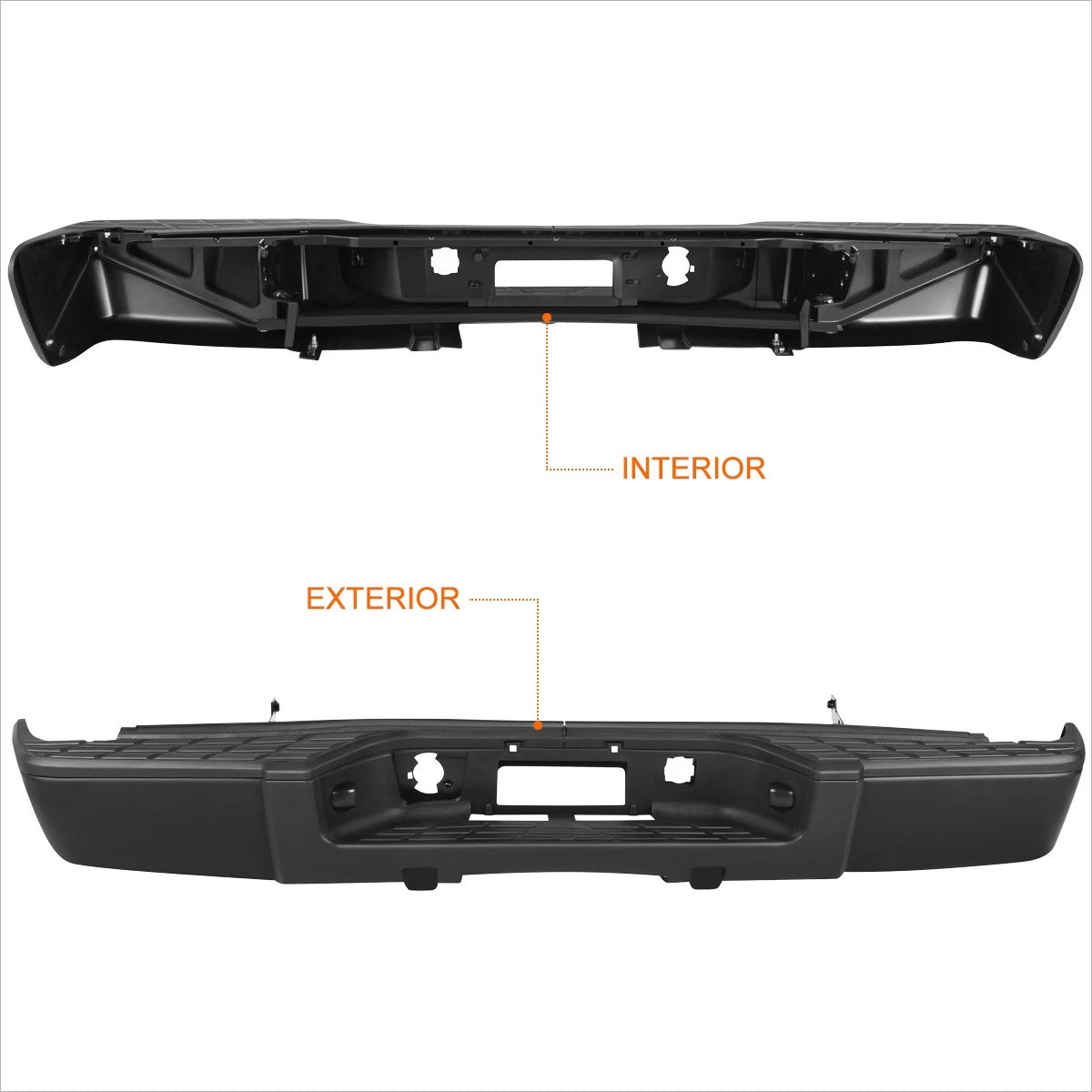 Rear Step Pad Bumper for Silverado/Sierra 1500 (2007–2013)