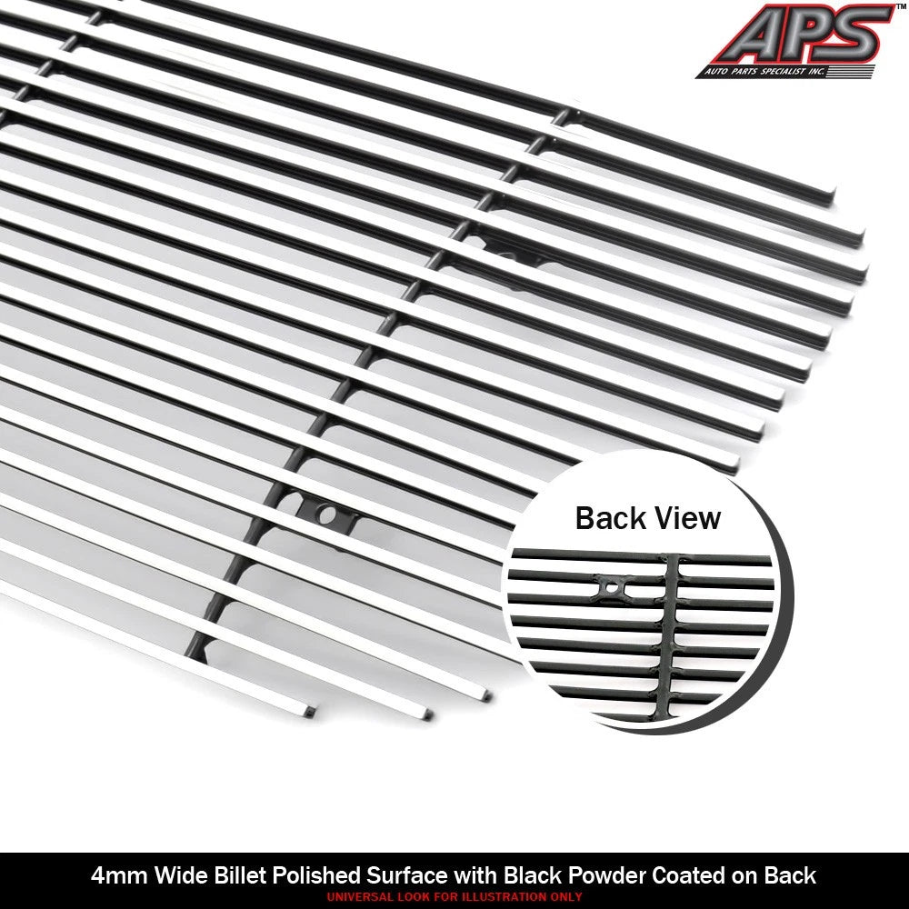 Aluminum Chrome Billet Grille Insert for Nissan Rogue (2014-2016)