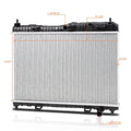 OE Style Aluminum Radiator for Ford Fiesta 2001–2018 1.6L AT/MT DPI-13201