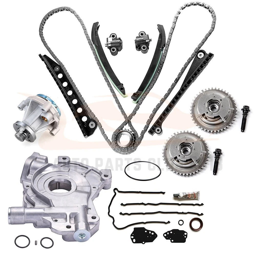Timing Chain Cam Phasers Water Oil Pump Kit for Ford F-350 Super Duty (2005–2008)