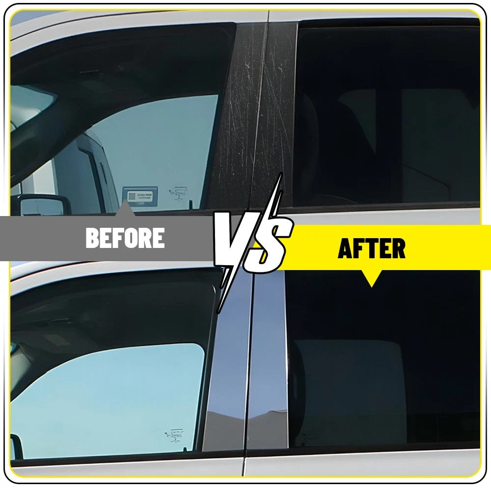 Stainless Steel Chrome Pillar Post Trim for Chevy Silverado GMC Sierra (2019–2025)