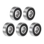Set of 5 6201-2RS Ball Bearings for Various Models (12x32x10mm)
