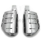 Chrome Dually Footpegs for Honda Shadow 1100 (1999–2002) & Magna 750 (1996–2004)