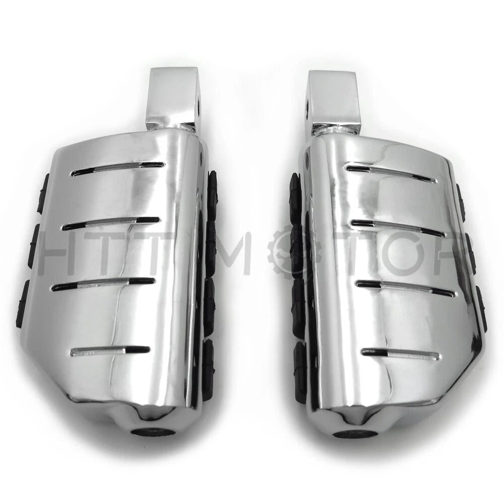 Chrome Dually Footpegs for Honda Shadow 1100 (1999–2002) & Magna 750 (1996–2004)