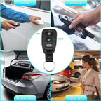 Set of 4 Keyless Entry Remote Key Shell Covers for Hyundai Kia (No Chip) 723115018516