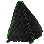 Manual Shift Boot Cover for Mazda RX8 (2004–2011) - PVC Carbon, Green Stitch