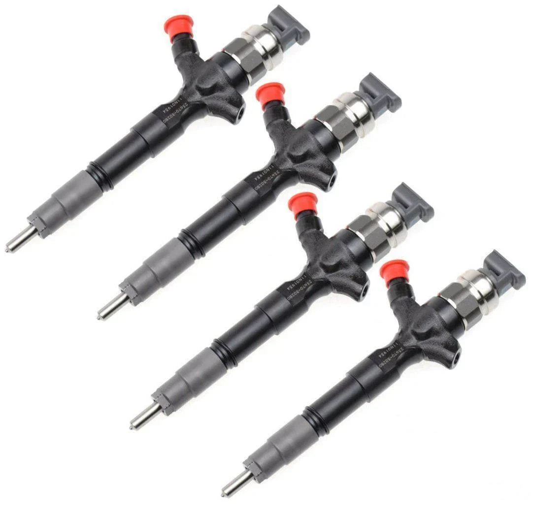 4PCS Diesel Fuel Injectors for Toyota Hilux 2.5L 2KD-FTV (2005-2015)