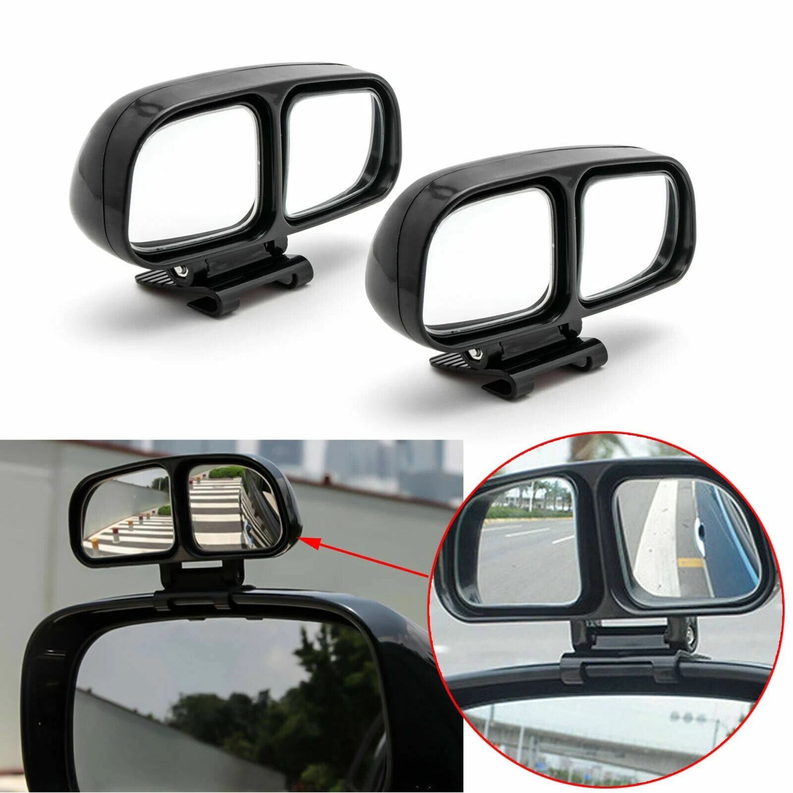 Car Stick-On Rearview Convex Side Mirrors for Universal (2020–2026)