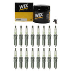 Wix Engine Oil Filter & NGK 16 V-Power Spark Plugs for Grand Cherokee (1993–1998)