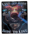 Skeleton Crew Motorcycle Club Tin Metal Wall Sign for Cruiser (N/A)