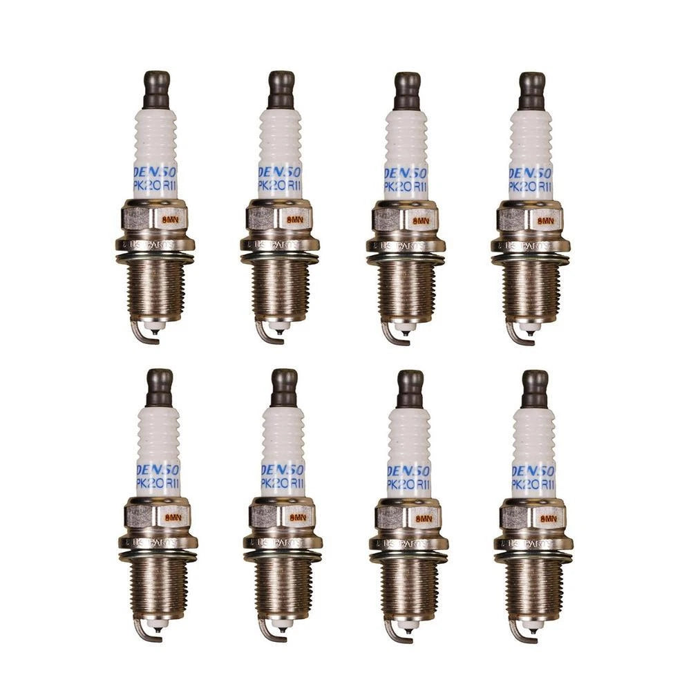 Set of 8 Denso Double Platinum Spark Plugs (Gap 0.044) for