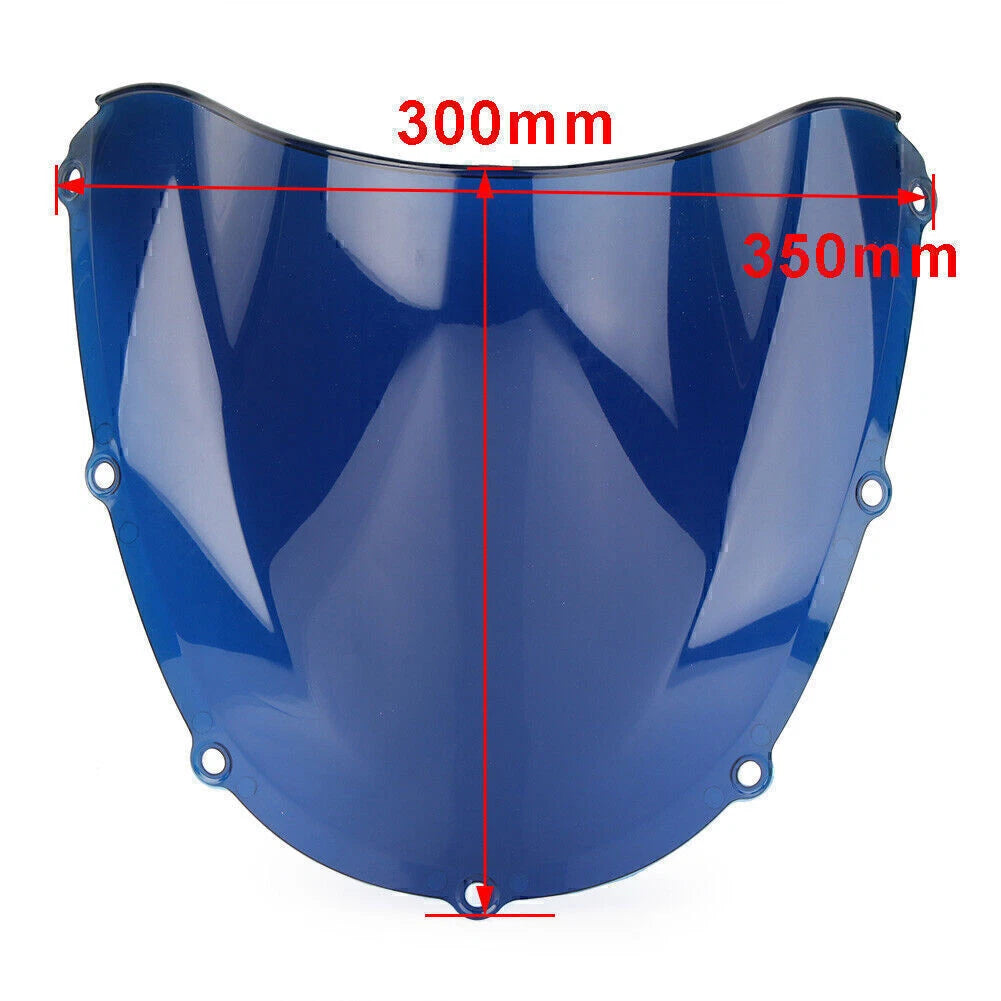 Blue ABS Windshield for Honda CBR954RR (2002–2003)
