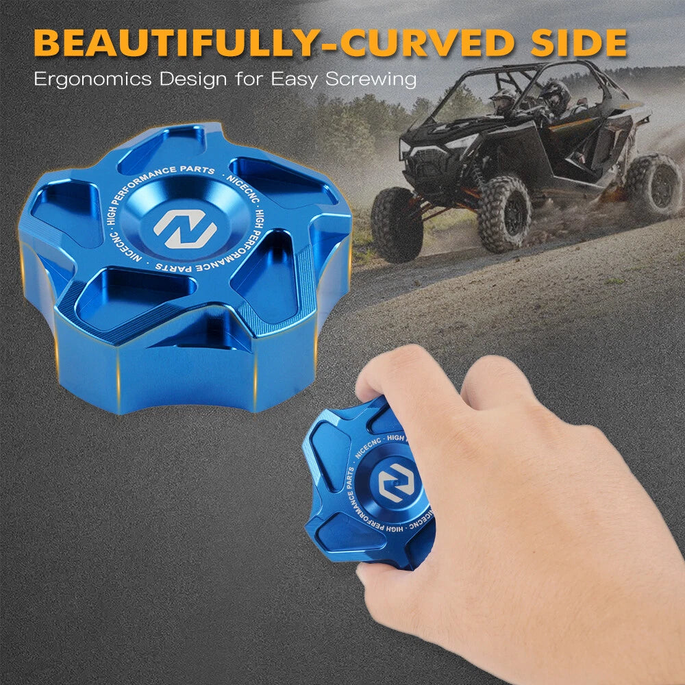 Aluminum Fuel Gas Cap 5433687 for Polaris RZR XP 1000 Turbo (2014–2021)