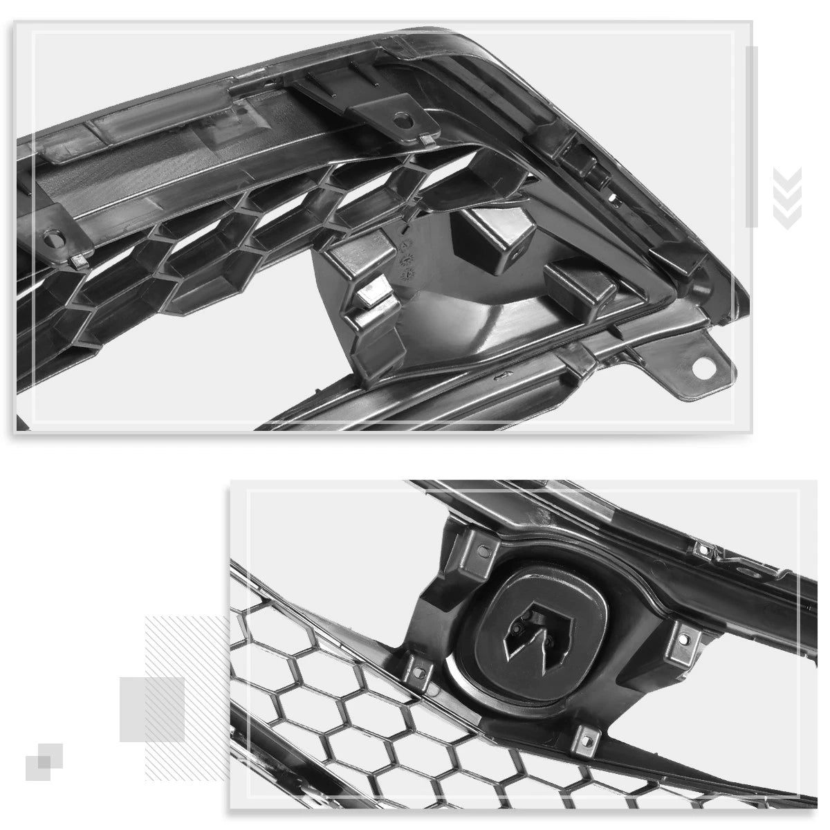 Left Driver Side Steel Engine Hood Hinge for Mitsubishi Lancer (2008–2017)