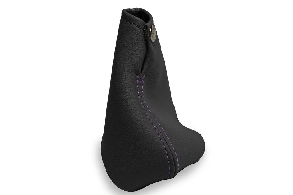 Leather Manual Shift Boot Cover for Chevrolet Cavalier (2000–2005) Purple Stitch