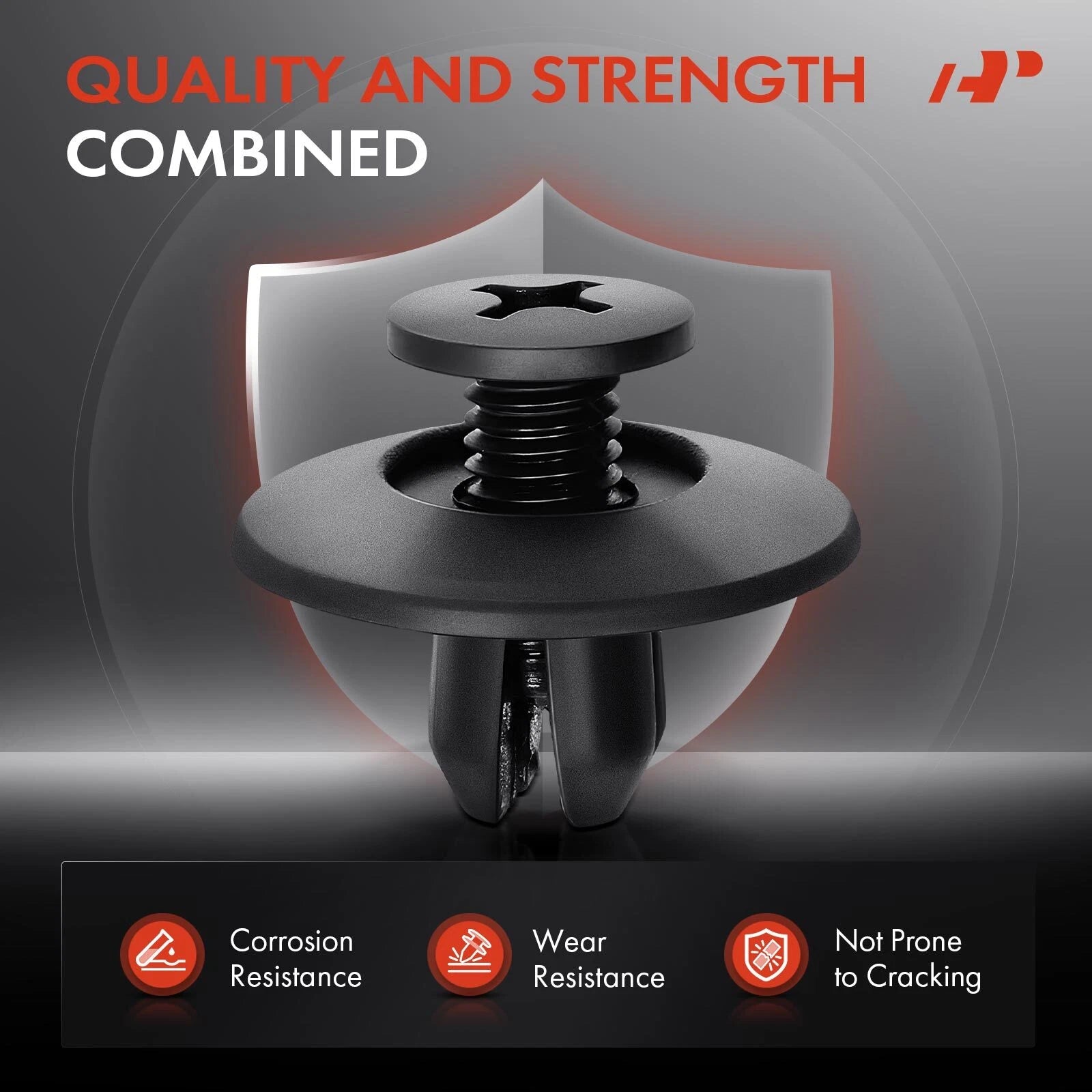 50Pc 7mm Quarter Panel Wheel Opening Molding Screw Clips for Toyota (–)