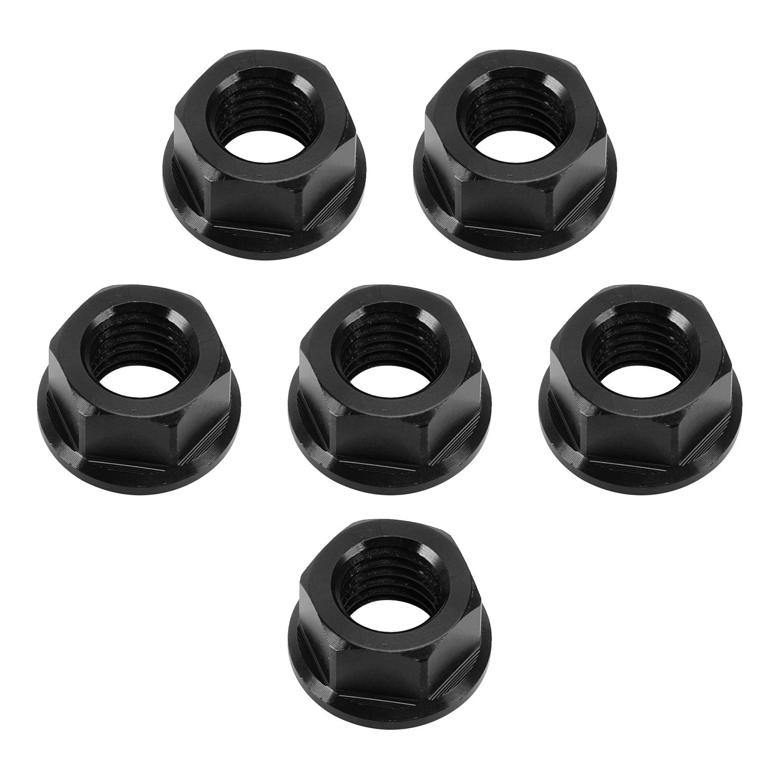 Rear Sprocket Nut Kit M10x1.5mm Black for Aprilia RSV RSV4 1000R (2004–2016)
