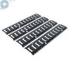 Set of 4 Horizontal E Track Tie-Down Rails for Trailer Wall/Floor