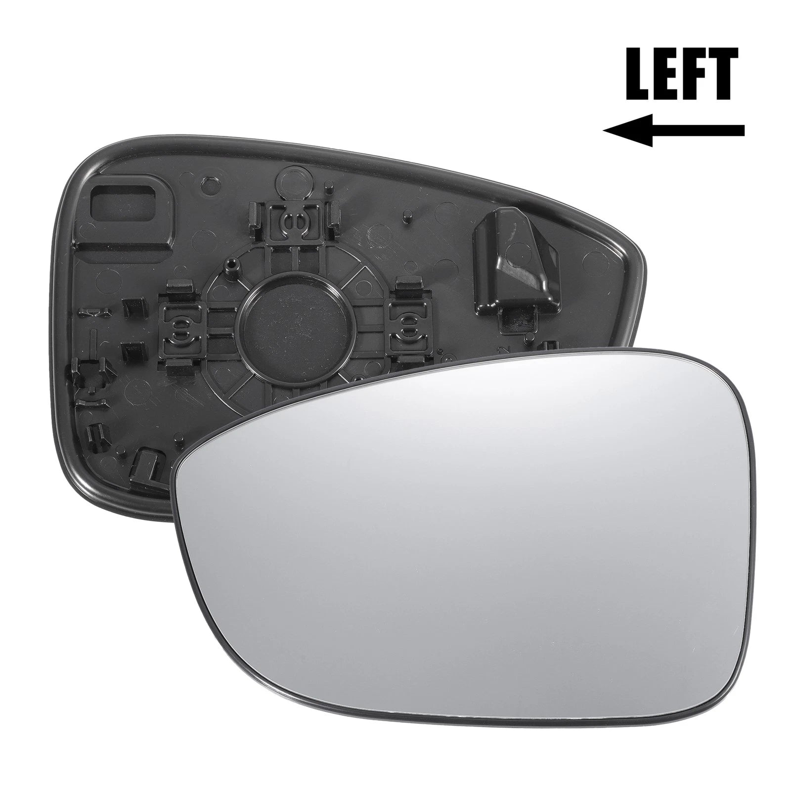 Left Side White Mirror Glass for Honda Accord (2018–2022)