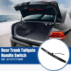 Rear Trunk Lid Tailgate Lock Release Handle Switch for BMW 325i 330i (1998–2006)