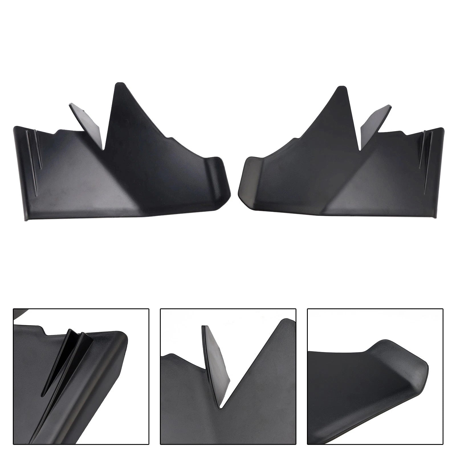 Air Deflector Spoiler Winglets for Aprilia RS457 (2024) - Black