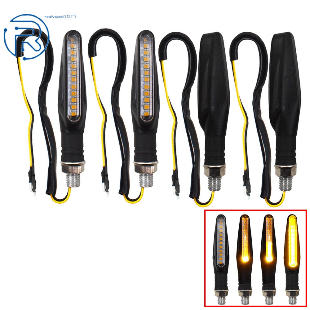 2X LED Turn Signal Indicator Blinker for Universal Motorcycle