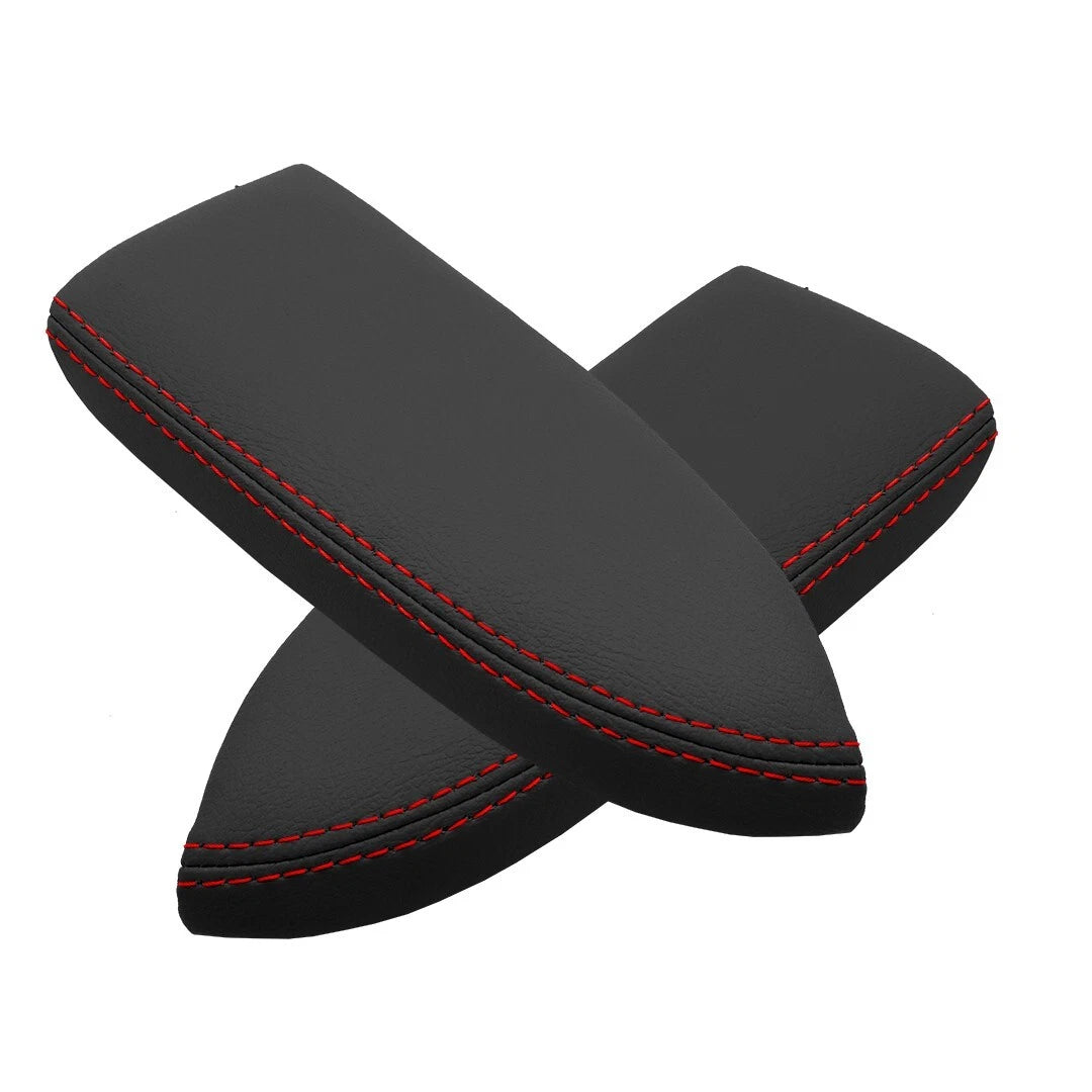 Armrest Door Panel Cover for Acura TSX (2004–2008) Red Stitch