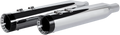 4.5" Slip-On Mufflers for Harley Touring (Chrome, Turbine)