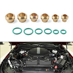 Set of 1 Male Insert O Ring A/C Adapter Fitting Kit for (16240, 16242, 16243)