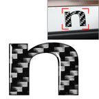 1pc Car Badge Emblem Lowercase Alphabet Letter Decals for Make & Model