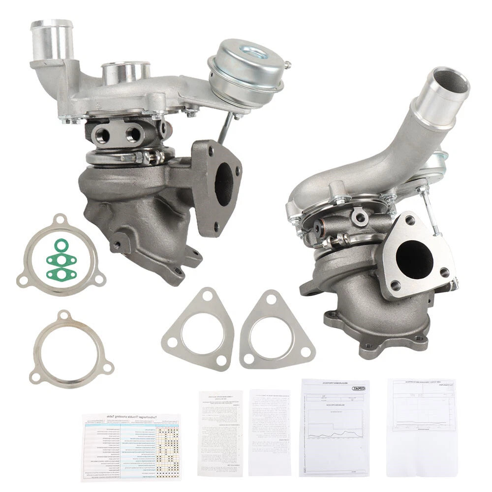 Set of 2 Turbochargers for Ford Explorer Flex MKT MKS 3.5L V6 (2010–2019)