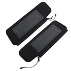 Pair Black Sunvisors with LED Light for Chevy Corvette C4 (1984-1996)
