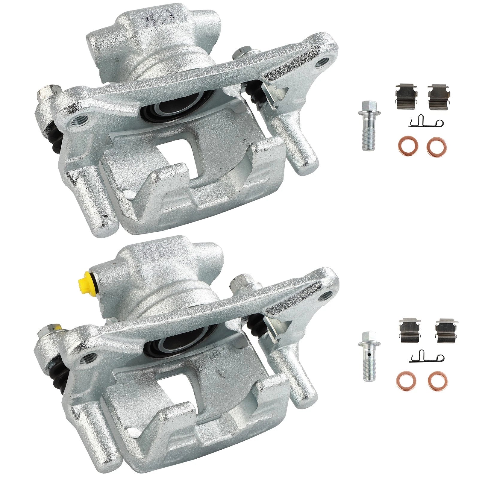 Set of 2 Rear Brake Calipers for Mitsubishi Endeavor (2004–2011)