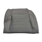Left Driver Bottom Leather Seat Cover Gray for Ford Mustang GT (2010–2014)