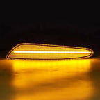 Side Marker Light /  / Clear LED Amber for Mercedes Benz E-Class (2007–2009)