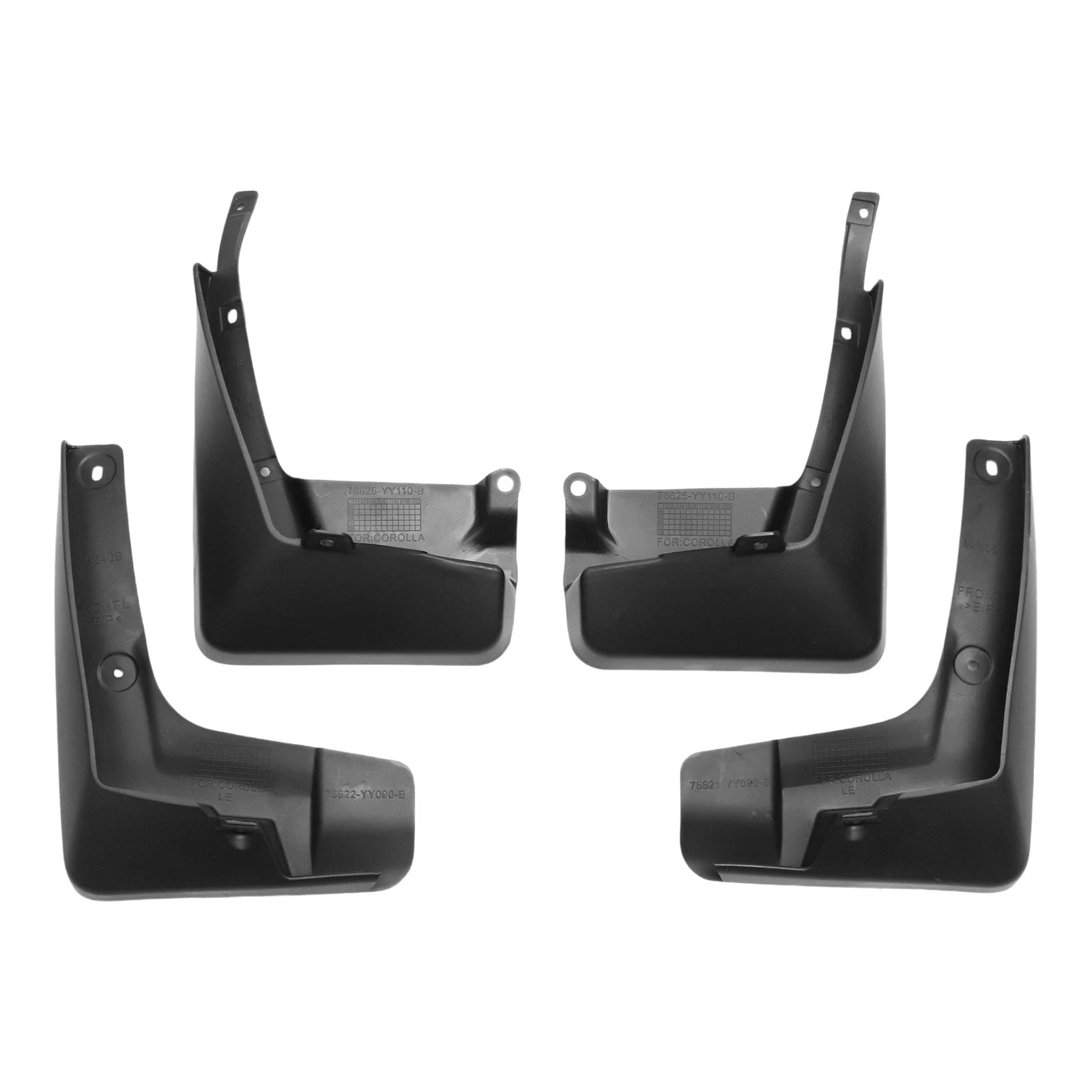 Set of 4 Mud Flaps Splash Guards for Toyota Corolla LE (2014–2018)