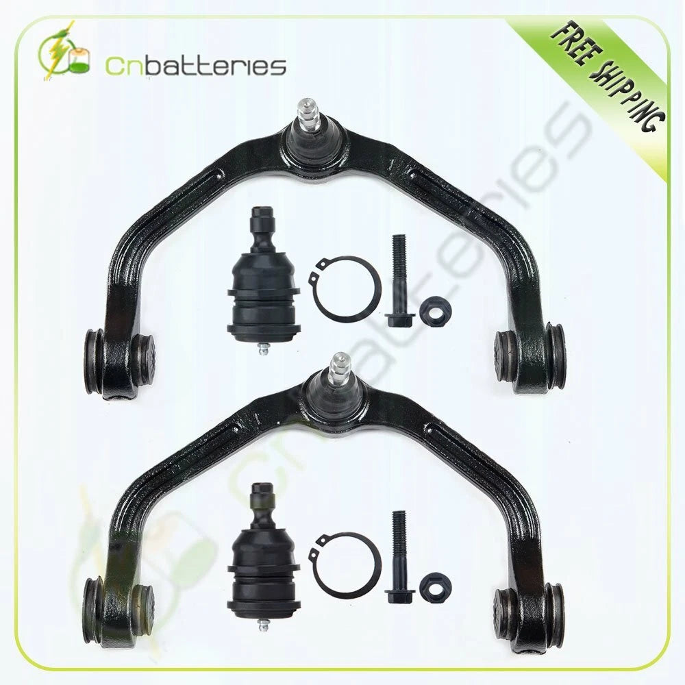 Set of 4 Upper Ball Joints Control Arms for Ford Ranger 4WD (1998–2011)