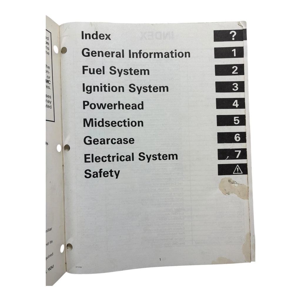 90 Degree LV Service Manual for Johnson EE 130/200/225/250 (1999)