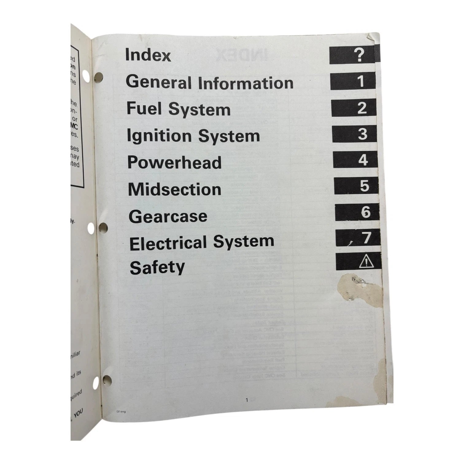 90 Degree LV Service Manual for Johnson EE 130/200/225/250 (1999)