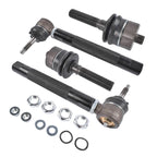 Set of 4 Front Tie Rods for Chevy Silverado GMC Sierra 1500 2500 (1999–2007)