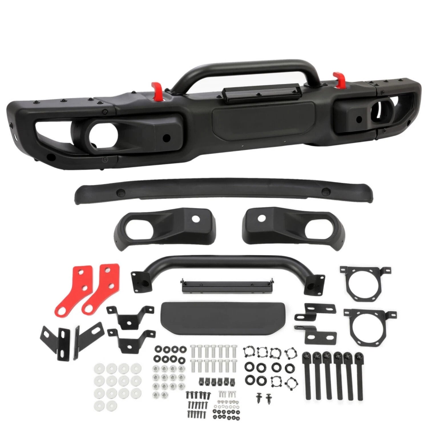 Front Bumper Steel for Jeep Wrangler JK (2007–2018) 10th Anniversary Style