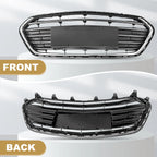 Black and Chrome Bumper Grille for Chevrolet Trax (2017-2020)